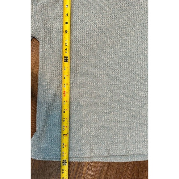 CYRUS Waffle Knit 3/4 Sleeve Top Comfort Size Medium Stretch Polyester Blend - Picture 7 of 7